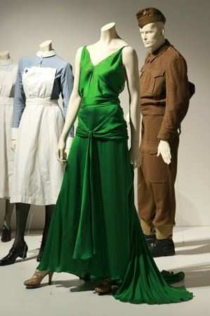 Keira Knightley emerald-green gown from her new film, “Atonement.