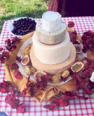 A wedding cake with a difference